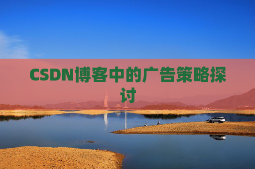 CSDN博客中的广告策略探讨